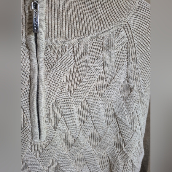 Tommy Bahama Men's Cream Sweater - Picture 5 of 8
